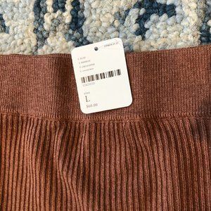 BNWT Rust Colored Knit Skirt - Free People